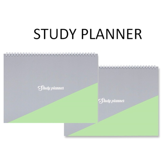 A4 STUDY ONE SEMESTER 2 PLANNERS(PINK&GREEN) - Picture 2 of 14